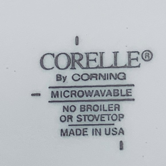 Corelle Set of 4 Chutney Salad Dessert Bread Plates Swirl Fruit Border 7.25" - Picture 10 of 12